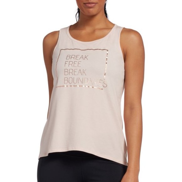 CALIA by Carrie Underwood Tops - Calia | Break Free Break Boundaries Pink Top Small